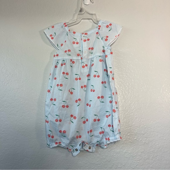 Baby Girls Cherries Romper Just One You - Picture 7 of 11